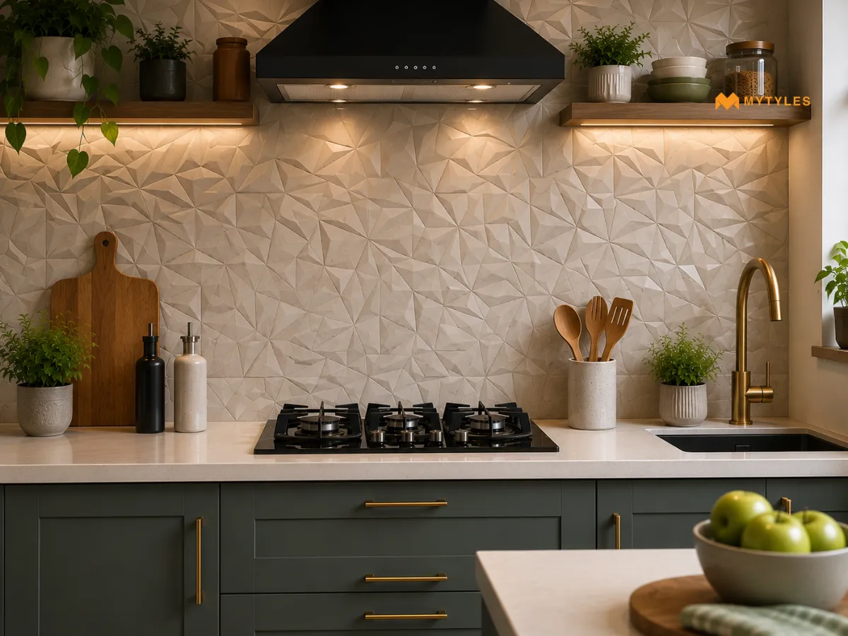 3D and Textured Kitchen Wall Tiles